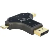 DeLOCK Adattatore Video USB-C/DisplayPort/Mini DisplayPort a HDMI