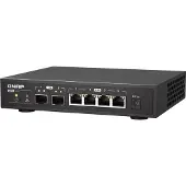 Qnap Commutateur réseau QSW-2104-2S non administrable Ethernet 2,5G Noir