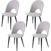MCW Chaise de salle à manger -D73 (lot de 4)
