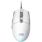 Mars Gaming Jeux MMGW (Filaire), Souris, Blanc
