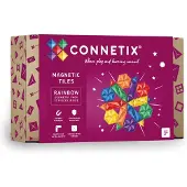 Connetix CT-R-00030-GE - Ensemble de 30 pièces géométriques, arc-en-ciel