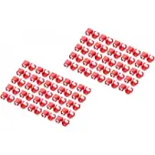 Digitus A-CC-R Clips couleur pour câbles patch, rouge
