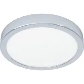 Eglo Lumière de plafond chromée Fueva 6 LED - Ø 21,1cm
