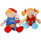 Small Foot - Poupées textile Chiara & Massimo - 5576