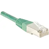 Exertis Connect Tecline - Cordon de raccordement - RJ-45 (M) pour RJ-45 (M) - 5 m - paire torsadée écrantée (F/UTP) - CAT 6 - moulé - vert