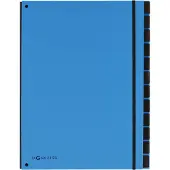 Pagna Trieur Trend , pour format A4, carton, 12 compartiments, bleu clair