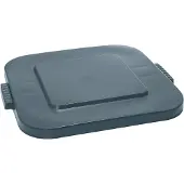 Rubbermaid Couvercle pour conteneur 151 L Brute, carré, gris