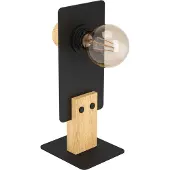 Eglo 43754 BRAMERTON E27 Lampe de table 120x140mm noir marron