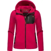 MARIKOO Veste en polaire 'Mount Iwaki' framboise / noir