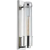 Quintiesse Wellington Applique E27 Chrome poli Clair IP44 (820 lm, E27, IP44)