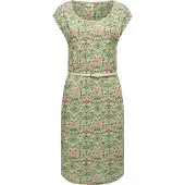 Ragwear Robe 'Lilithe Ikat' beige / vert clair / rose / rouge