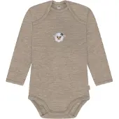 Normani Barboteuse / body 'Auckland' beige chiné / vert foncé / blanc