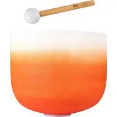 Sela 13" Orange Crystal Singing Bowl Sacral Chakra