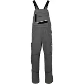 Kübler Iconiq Cotton Latzhose Anthrazit/Schwarz 62
