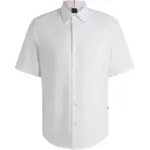 BOSS Rash 2 01 Short Sleeve Shirt Blanc L Homme