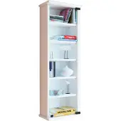 Hioshop bois CD DVD étagère murale étagère suspendue armoire murale vitrine Loposa porte vitrée bois CD DVD étagère murale étagère suspendue armoire murale vitrine Loposa porte vitrée