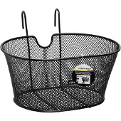 Dunlop - Panier corbeille pour vélo - Noire - Métal - 34 x 26 x 38 cm