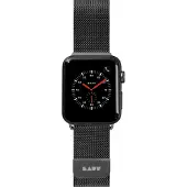 Laut Steel Loop Apple Watch Series 1-10 / SE / Ultra (2) - 42/44/45/46/49 mm - Noir