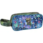 LUMO Stars 56163, Trousse souple pour crayons, en tissu, multicolore, à motifs, 3 ans, fermeture à glissière