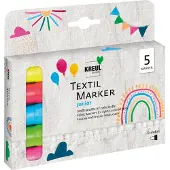 Kreul Marqueur textile Junior 5 pièces