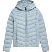 Tres Femmes, Vestes d'hiver, Doudoune femme F095 bleu clair SS23TDJAF095 34S (L), Bleu, (L)