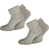 Normani Chaussettes blanc cassé