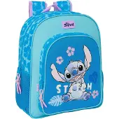 Safta Stitch Hawaii Junior 15l 32x43x14 Cm Backpack Bleu Enfants