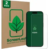 ScreenLeaf Film de protection durable Protection d'écran Film clair transparent (Apple iPhone 15 Pro Max), Téléphone portable : film de protection, Transparent