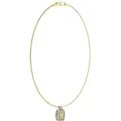 GUESS Lion King 21 Pave Necklace Doré Homme