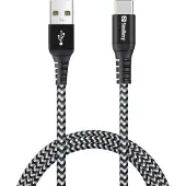 Sandberg - Survivor USB-C- USB-A Cable 1M - Câbles USB C