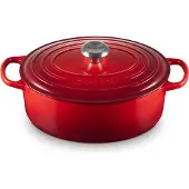 Le Creuset Cocotte Ovale 29 cm Rouge Cerise