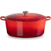 Le Creuset Signature Roaster Oval 40 Cm Saucepan Rouge