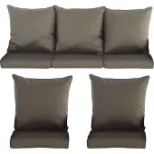CLP Set de housses de coussin Garniture Fisolo ronde