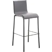 CLP Tabouret de bar Avola cuir plat B78