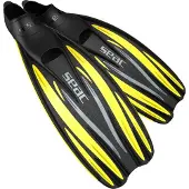 Seac Sub F100 Pro Diving Fins Jaune EU 38-39