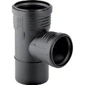 Geberit Vertriebs GmbH Silent-PP Abzweig 87,5Grad, mit Muffen DN90/50