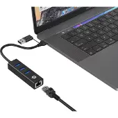 Conceptronic Adaptateur Donn07ba Usb-c 3.1 Vers Rj45/usb-a 3.0
