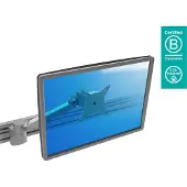 Dataflex Bras pour écran ViewLite Plus 512 (Tables, 24", 7 kg), Support de moniteur, Argent, Blanc