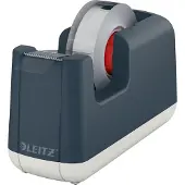 Leitz Distributeur de table pour film adhésif Cosy, pour rouleaux de L 33 m x l 19 mm, pieds, avec rouleau de film adhésif, plastique, gris