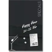Sigel Tableau magnétique en verre Artverum avec design (Tableau magnétique, 40 x 60 cm)