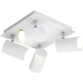 TRIO Spot de plafond Series 8024 4 lumières blanc