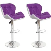 Mendler Tabouret de bar -A92 (lot de 2)