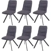 MCW Chaise de salle à manger -J69 (lot de 6)