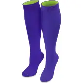 Normani Chaussettes montantes indigo / jaune fluo