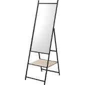En.casa Miroir sur pied 'Chamois' avec une tablette