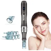 Vevor Stylo de Microneedling Visage 5 Aiguilles Jetables