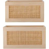 Bloomingville Coffret de rangement Piana lot de 2 pièces