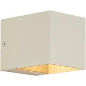 QAZQA Applique murale moderne beige G9 carrée - Transfer