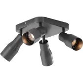 QAZQA Spot encastré carré GU10 50 mm 4 lumières - Stanley