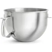 KitchenAid Bol de 5.6l inox poli à poignée pour robot artisan - - 5KSMB60 -